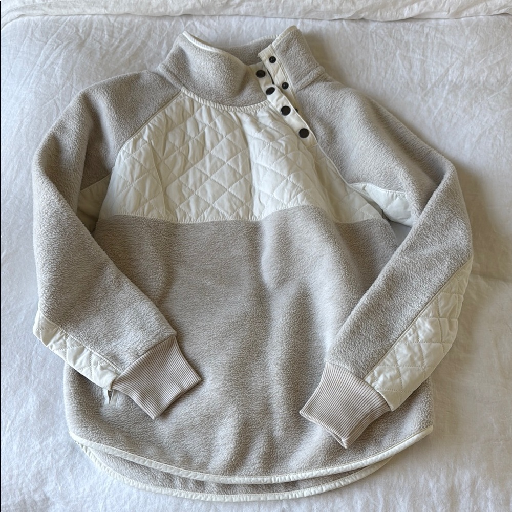 Abercrombie Soft Cozy Quilted Pullover